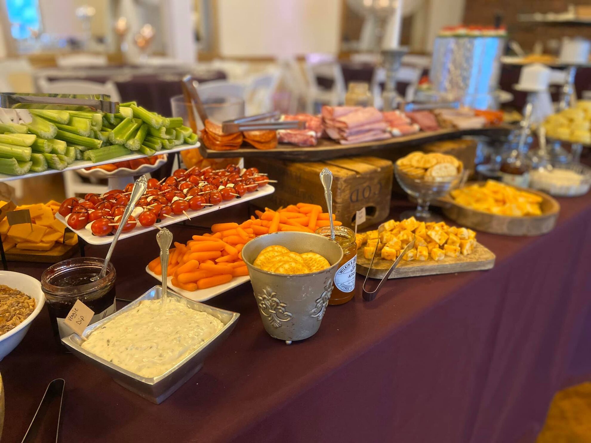 Displayed Charcuterie Board for 30 Katie's Catering