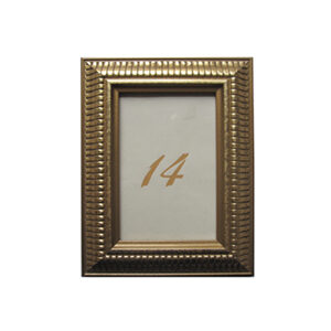 Frame Table Number – Gold 4×6