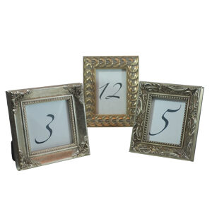 Frame Table Number – Gold, small mixed