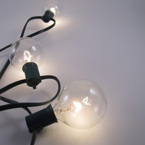 2 In  Clear Globe String Lights